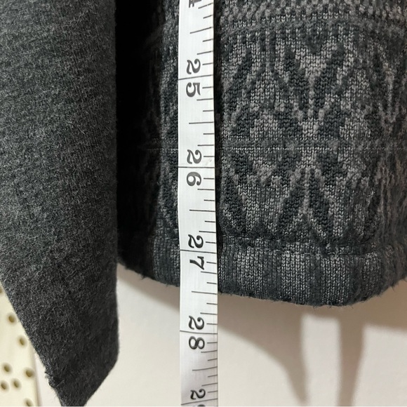 🌟Host Pick- L.L. Bean Open Front Hooded Cardigan Sweater Top w Pockets size M - Picture 10 of 10